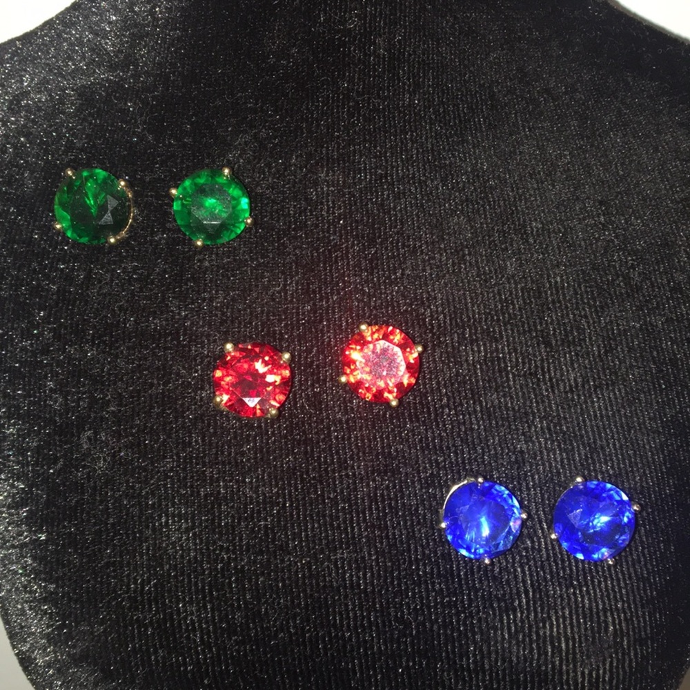 Large stud earring ($10/pair or $25 for all 3!!)